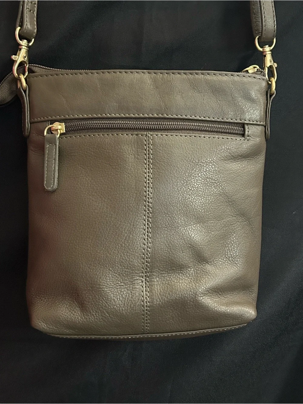 Great American Leatherworks Cowhide Leather Crossbody Bag